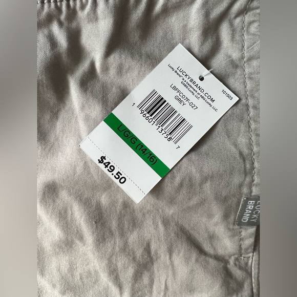 NWT Lucky Brand Mens’ Pull-On Joggers (L, 14-16) - Picture 4 of 5